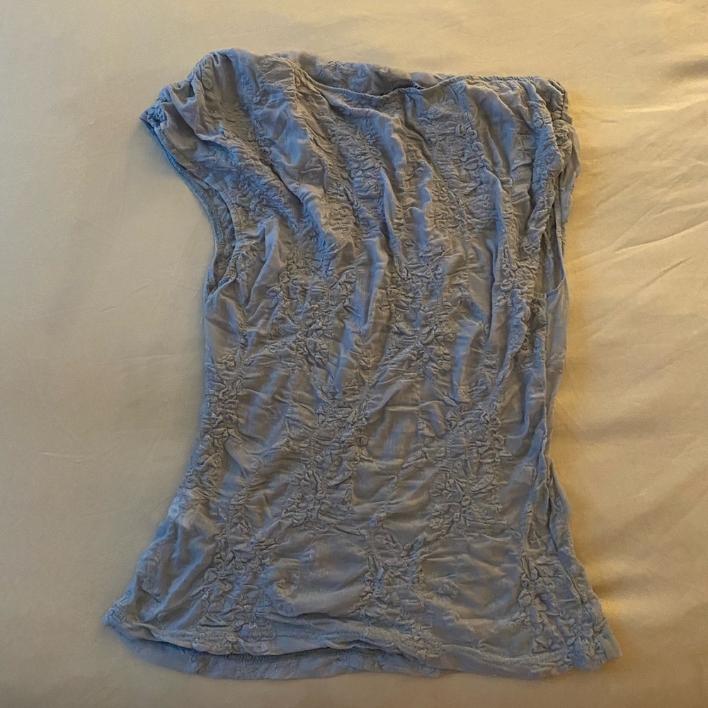 Sheer Asymmetric Overlay Top - Picture 5 of 13